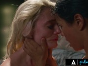 Horny MILF Dominates Sexy Blonde 14/16