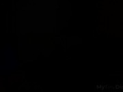 Huge boob blonde is trying to play with the smallest dick ever 1/16