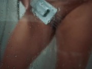 busty milf is having fun in the shower 15/16