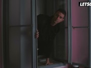 Ivy & Marilyn Anal Sex with Big Dick Burglar - HORNY HOSTEL 1/16