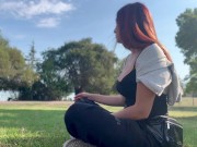 Italian Milf Artemisia Love 420 Smoking Sesh @ the park Full video on OF 2/16