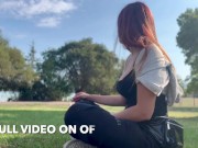 Italian Milf Artemisia Love 420 Smoking Sesh @ the park Full video on OF 5/16