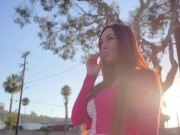 Italian MILF Artemisia Love Public 420 Smoke Sesh Full video on OF 15/16