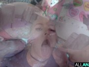 ALL ANAL Ultimate ATM fun with a busty brunette Jennifer White & her blonde girlfriend Harley King 15/16