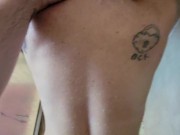 Sexy MILF shares intimate shower moment with her husband and gets fucked from behind