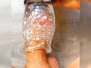 First i fuck a tight pussy then my new toy!!!🤤😍😍 9/16