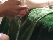 Interracial foot massage from Mexican husband to his white wife with lotion 12/16