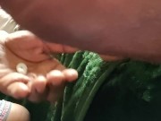 Interracial foot massage from Mexican husband to his white wife with lotion 13/16