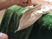 Interracial foot massage from Mexican husband to his white wife with lotion 2/16