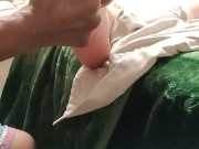 Interracial foot massage from Mexican husband to his white wife with lotion 3/16