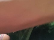 Interracial foot massage from Mexican husband to his white wife with lotion 8/16