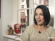 Ersties - Hot Amateur Babe Fingers Herself in the Living Room 4/16