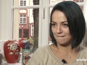 Ersties - Hot Amateur Babe Fingers Herself in the Living Room 6/16