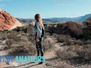 TRUE AMATEURS - Stunning Molly Plays With Her Pussy Using Her Favorite Toys After Hiking 1/16