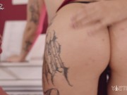 Folladas en la clase de piano - trio con dos latinas culonas termina con mucha leche 6/16