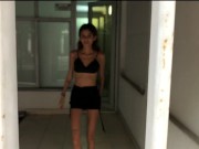 Horny stepsister welcomes me to our parents' house and we fuck hard sex - TUflacasex 1/16