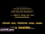 Boobs babe twerking in mesh bodysuit then blowjob and reverse cowgirl riding creampie, before during and after - Lelu Love 14/16