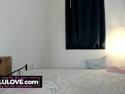 Boobs babe twerking in mesh bodysuit then blowjob and reverse cowgirl riding creampie, before during and after - Lelu Love 4/16