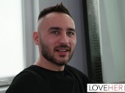 Having a huge cock stretching Xwife's tight slit is a dream come true with the help of the foot-loving Milan 1/16