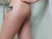 Shower masturbation orgasm & soap play 💦 1/16
