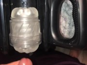 Cumming hard using my LETEN Thrusting-Pro Male Masturbator 16/16