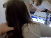 Caught my Nerdy Step Sis Masturbating and fucked her while our parents not home 14/16