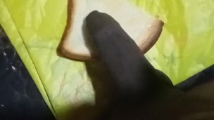 Gave cum for girlfriend's breakfast