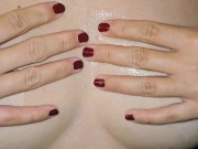 Oiled titts | Lactating Breasts Milked | Breast Milk Squeeze | Intense Milking Session