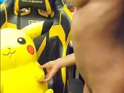 Ladykaiyo model does nude photoshoot in bedroom with pikachu 11/16