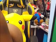 Ladykaiyo model does nude photoshoot in bedroom with pikachu 12/16