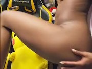 Ladykaiyo model does nude photoshoot in bedroom with pikachu 4/16