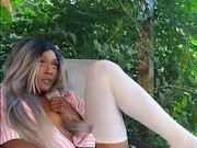 Sexy instagram model has fun photoshoot outdoors 13/16