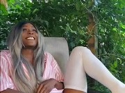 Sexy instagram model has fun photoshoot outdoors 9/16