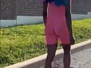 Let's go for a walk 52kg ebony slut 13/16