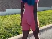 Let's go for a walk 52kg ebony slut 9/16