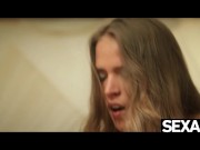 Beauty gives her secret lover a hot blowjob and intense fuck 8/16