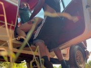 Stop Back Roading And Fuck Me - Outdoor Public Sex Almost Caught 9/16