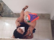 HAPPY BIRTHDAY STEPMOM!! I FULFILLED MY STEPMOTHER'S FANTASY AND FUCKED HER STANDING UP 14/16