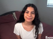 Curly Babe Sucks Dick Before Banging 7/16