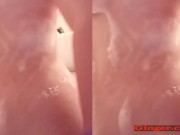 Old video of me washing myself in the bathroom, stroking my body tits close up 8/16