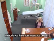 Fake Hospital - Real cheating by a blonde as she spreads her legs and fucks a doctor 1/16