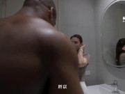 A Black coworker came to my house for a visit, and I didn't expect him to seduce my wife with his huge cock 8/16