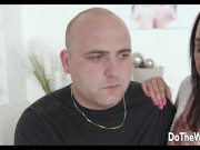 Sexy Wife Francys Belle Swallows Stranger's Cum 2/16