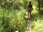 Ersties - Hot Brunette Babe Masturbates Outdoors For All To See 12/16