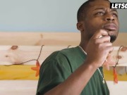 Submissive Slut Megan Fiore Takes BBC Like A Pro - LETSDOEIT 4/16