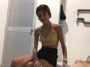 Horny stepsister eagerly asks to suck her stepbrother's cock - TUflacasex 6/16