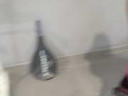 MILF Thief Caught Stealing Panties And Hides Them In Her Tight Pussy But Gets Fucked By The Guard 9/16