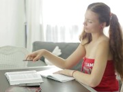 Slim Teen Angelica Palam Wrecks Da Tiny Cunt Of Her BFF Shanty A! 2/16