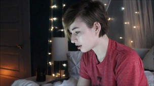 Cute busty girlfriend sends you a dirty Skype video message