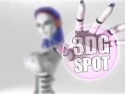 3DGSPOT - Wild 3D Animated Fuck With Big Tits Girl And A Huge Cock! UNCENSORED SEX! 1/16